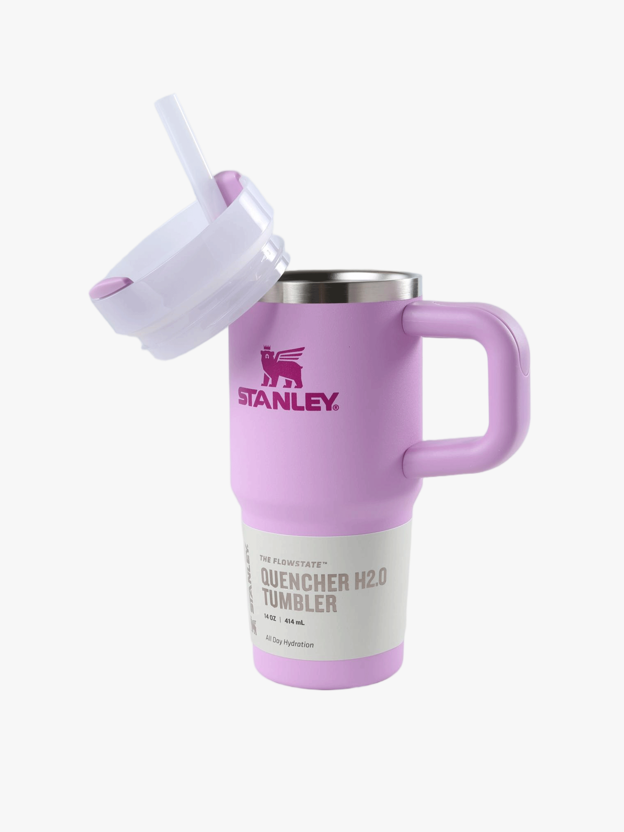 Purple product, front view