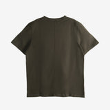 Brown t-shirts,back view