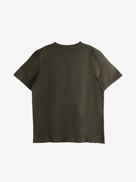 Brown t-shirts,back view