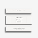 White toothpaste, front view