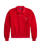Red knitwear, front view