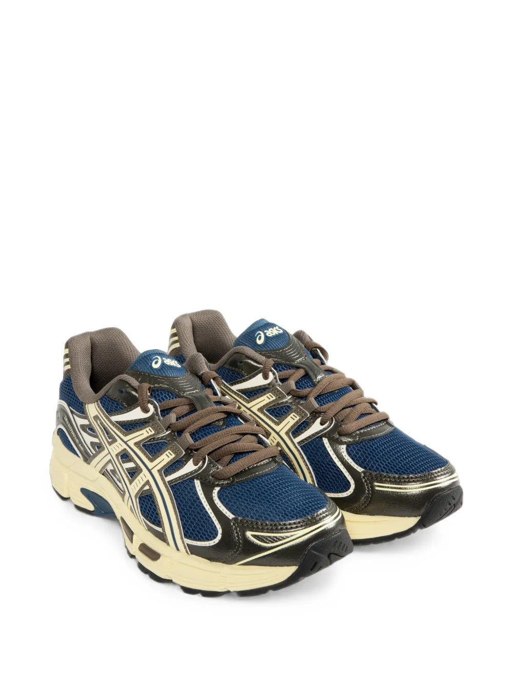 Navy shoes, front view