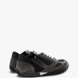 Grey shoes, back view
