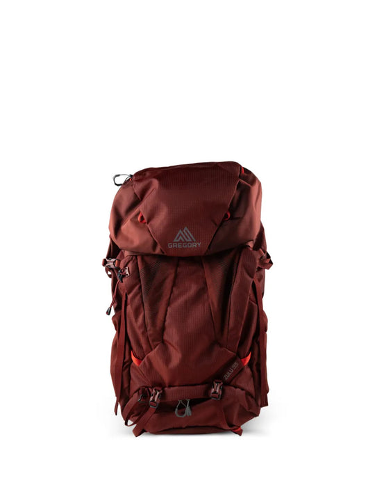 Burgundy bag, front view