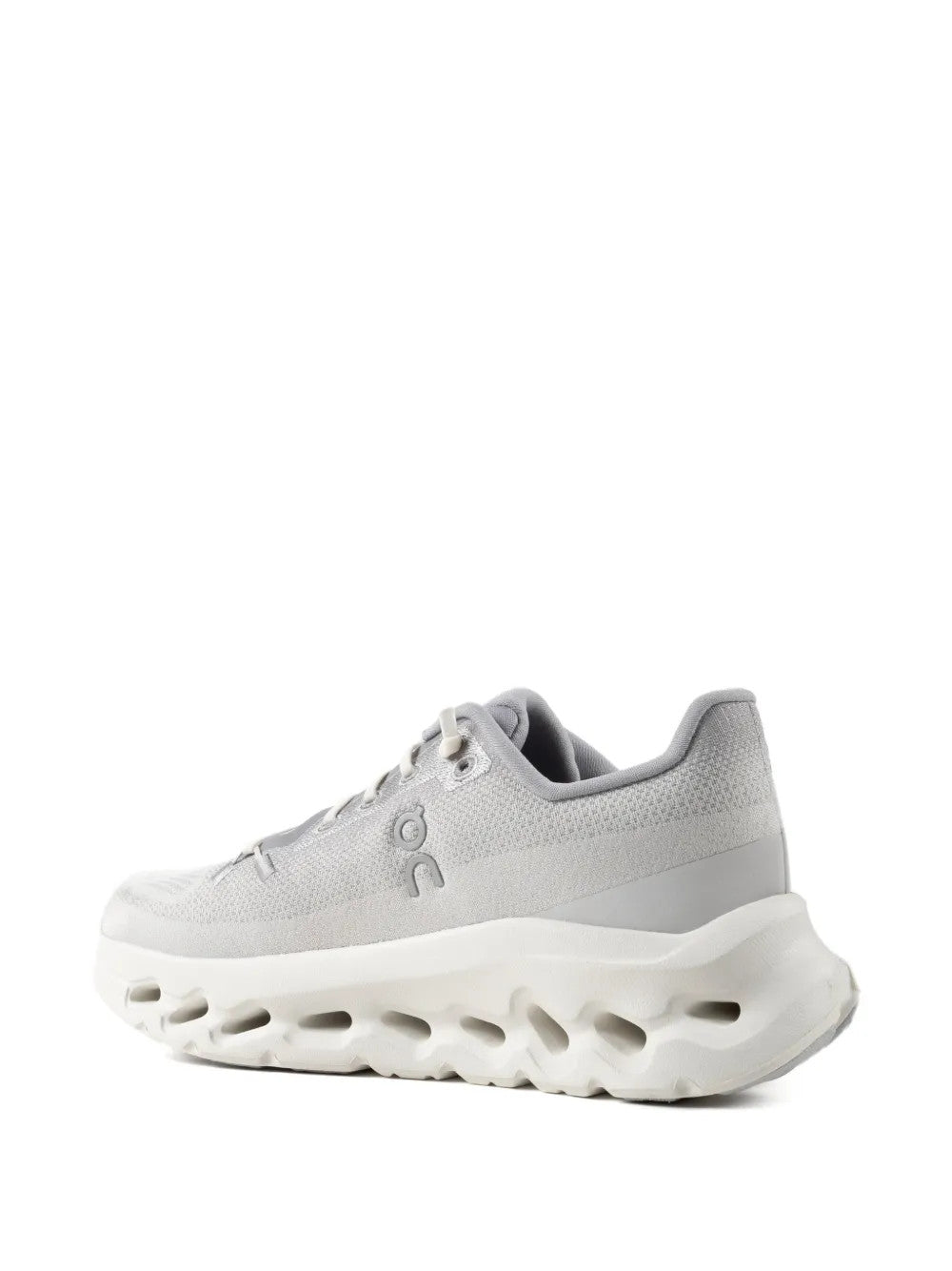 Grey shoes, side view