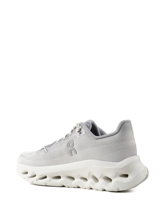 Grey shoes, side view