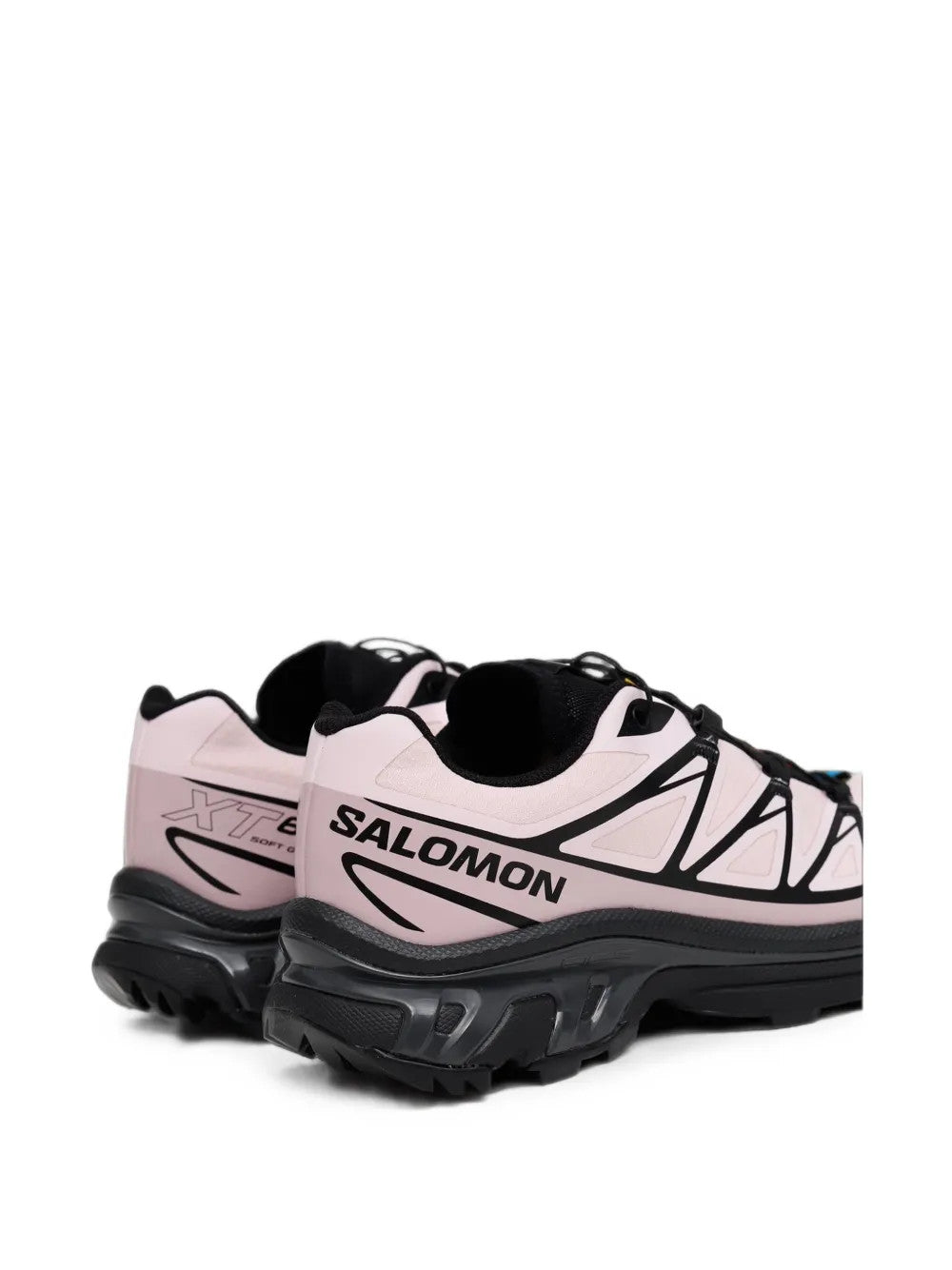 Pink shoes, back view