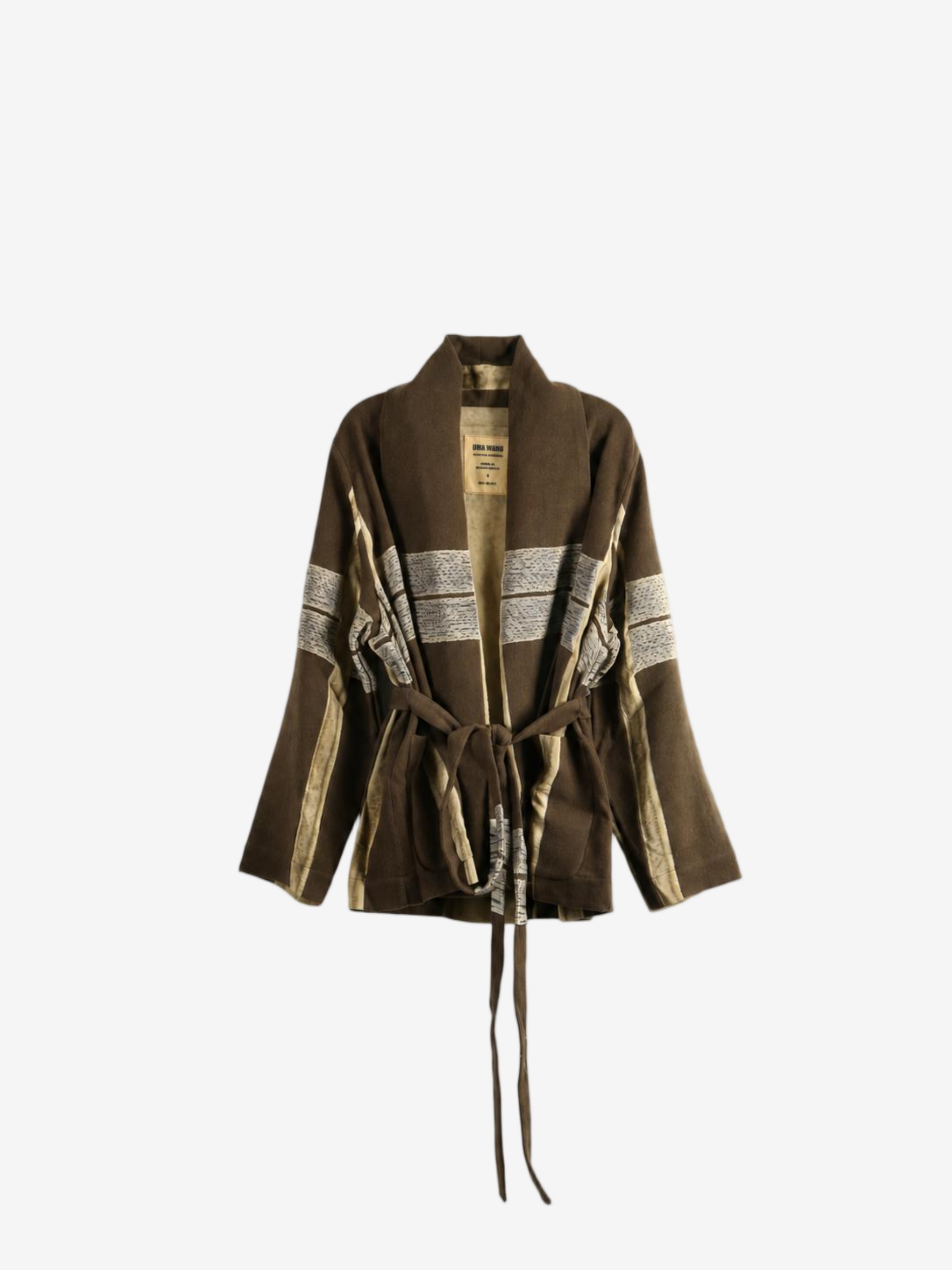 Brown jacket, front view