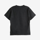 Black t-shirt,back view