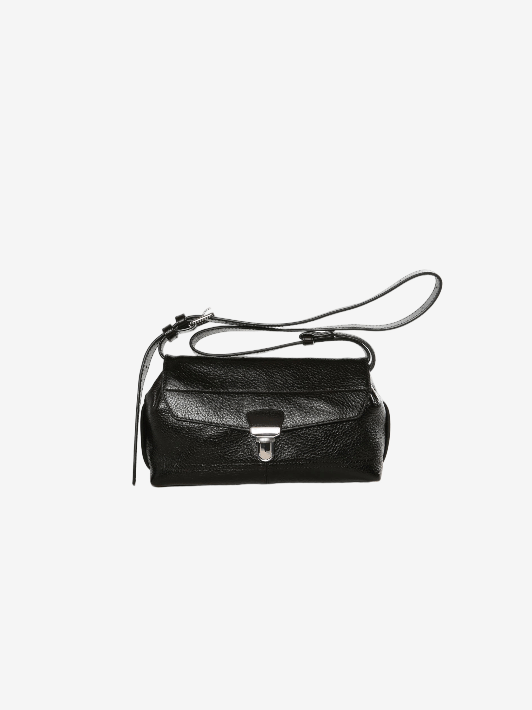 Black bags, front view