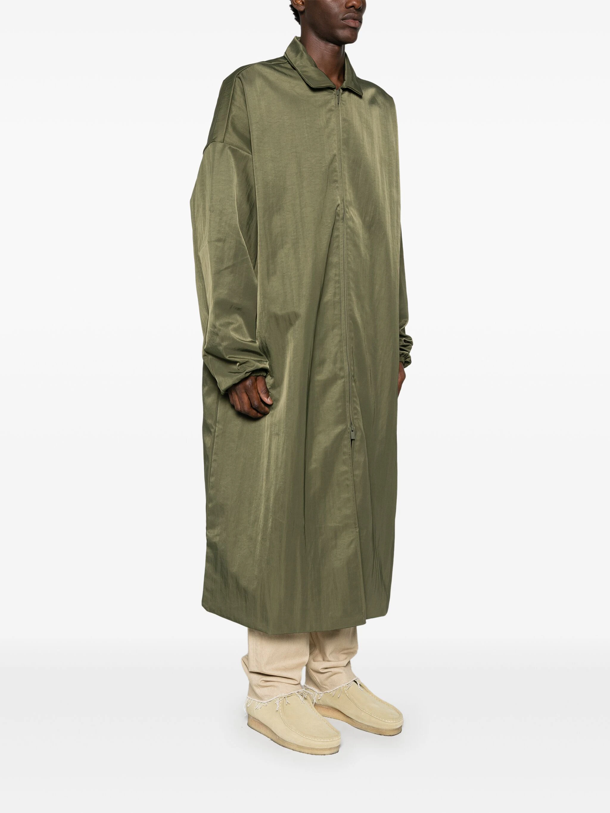 FEAR OF GOD ESSENTIALS Men Textured Nylon Trench Atelier New York