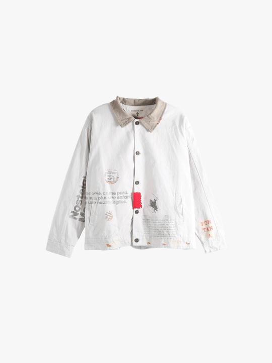 Grey jacket,front view