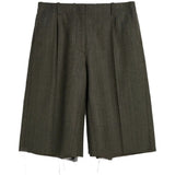 Green shorts, front view
