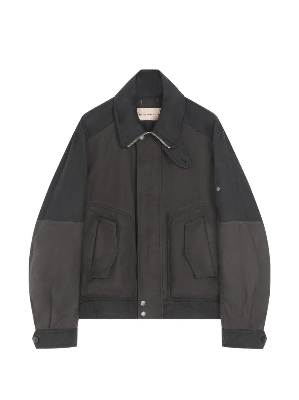 Black jacket, front view
