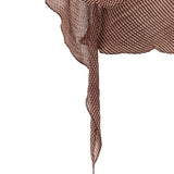 Close up of burgundy tops, showing texture of the silk fabric