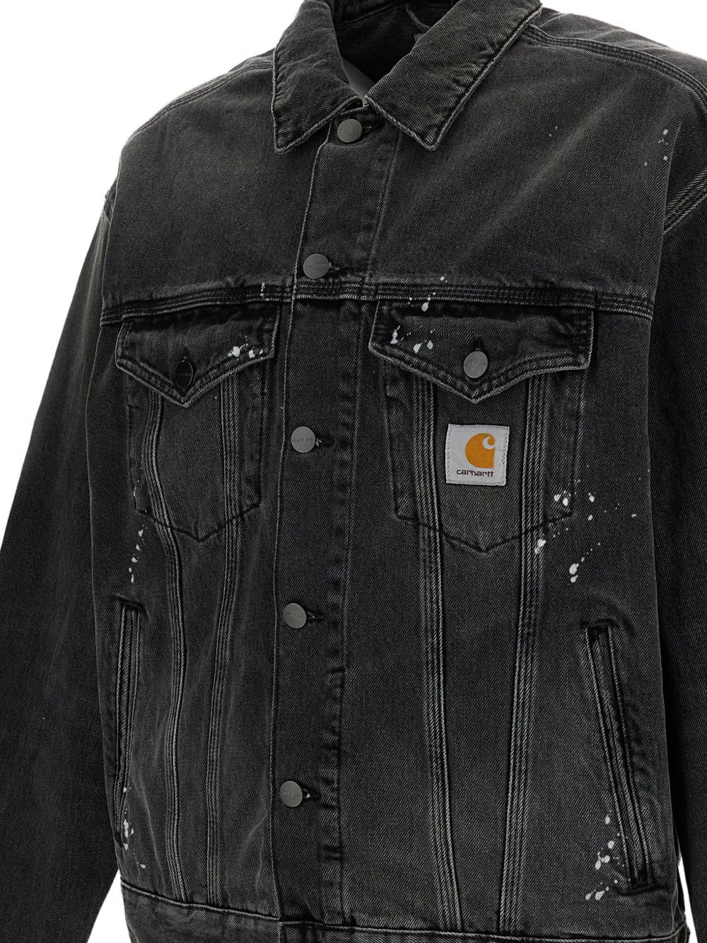 Black jacket, front view