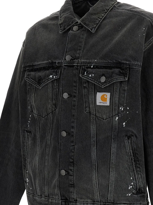 Black jacket, front view