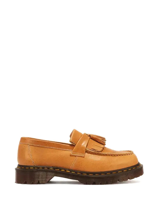 Tan shoes, side view