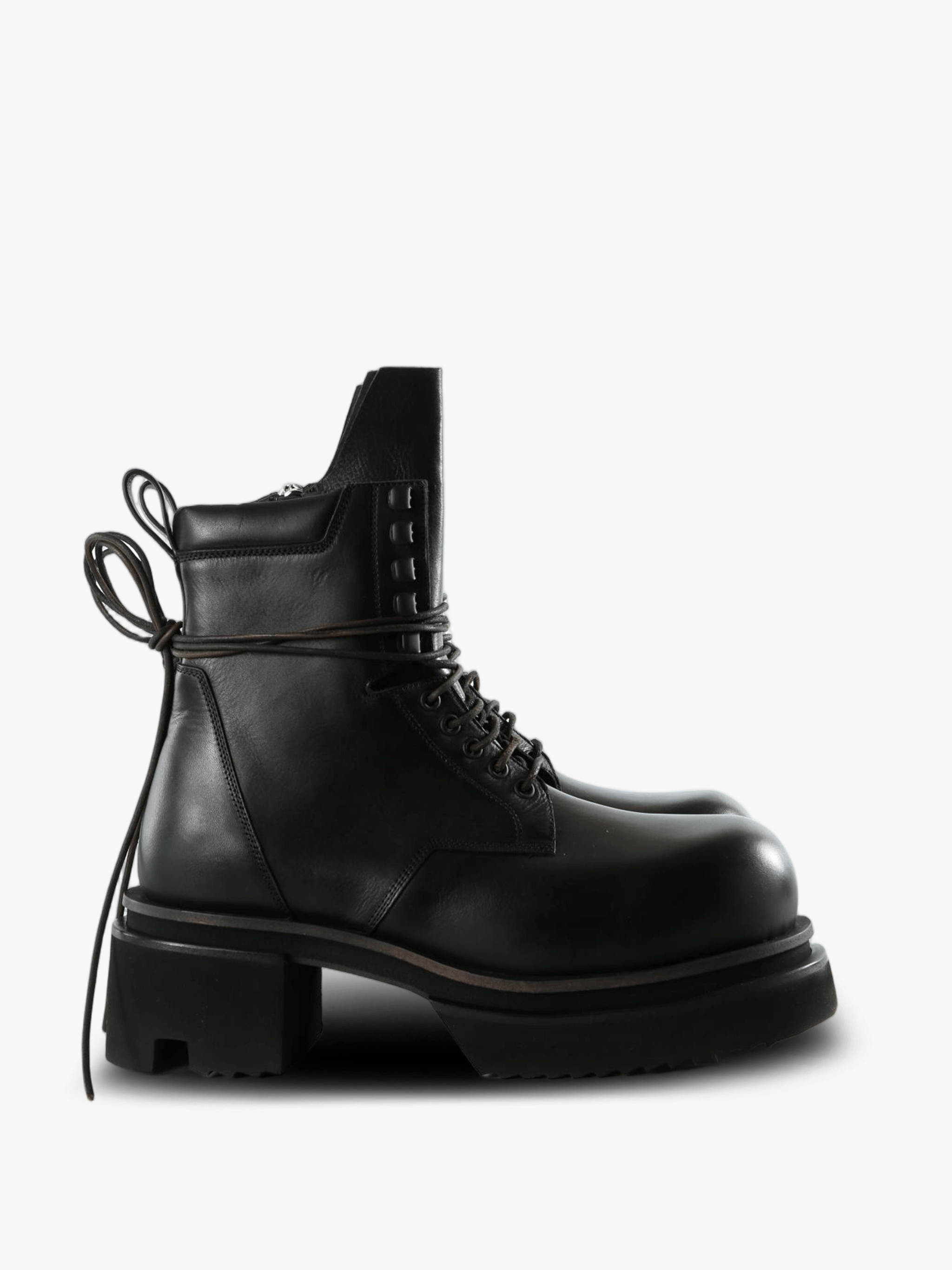 Black boots, side view