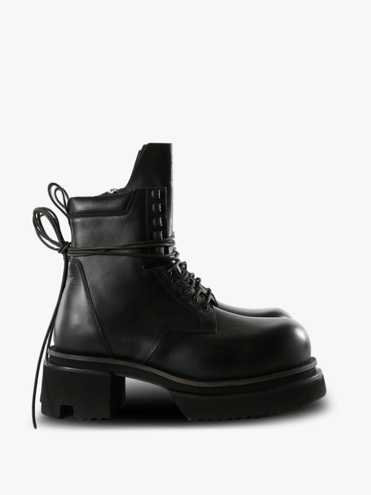 Black boots, side view