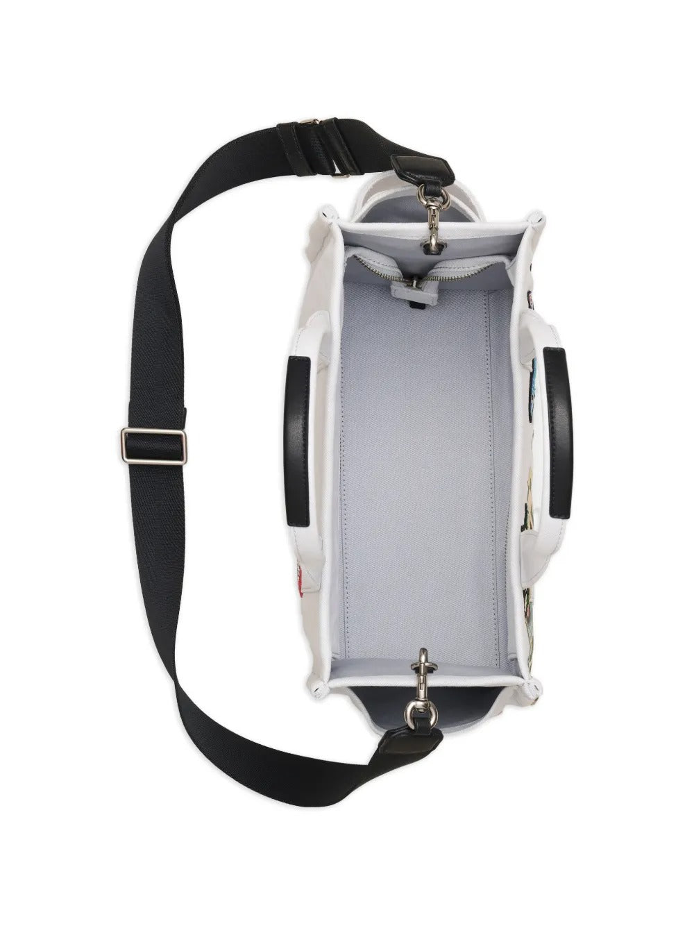 Grey bag, front view