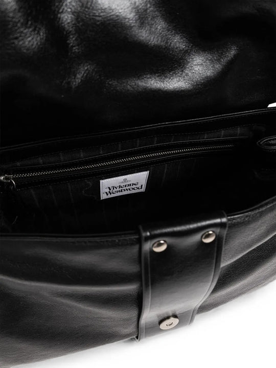 Close up of Black bag, showing detail