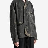ZIGGY CHEN - Men Jacquard Cropped Jacket