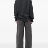 Grey knitwear, front view