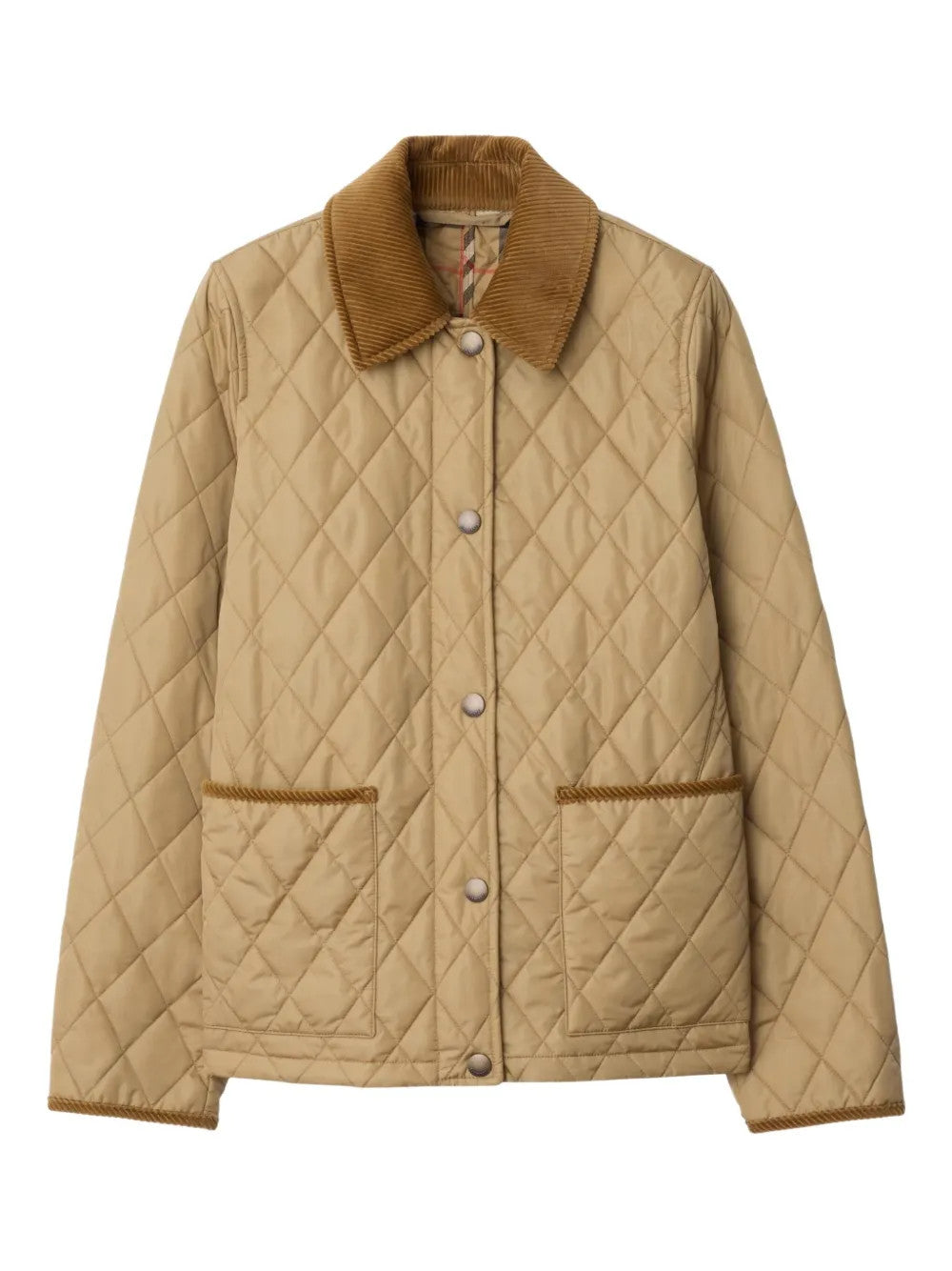 Tan jacket, front view