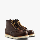 Brown boots, front view