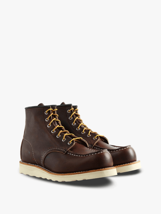 Brown boots, front view