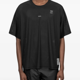 Black t-shirt, full body view