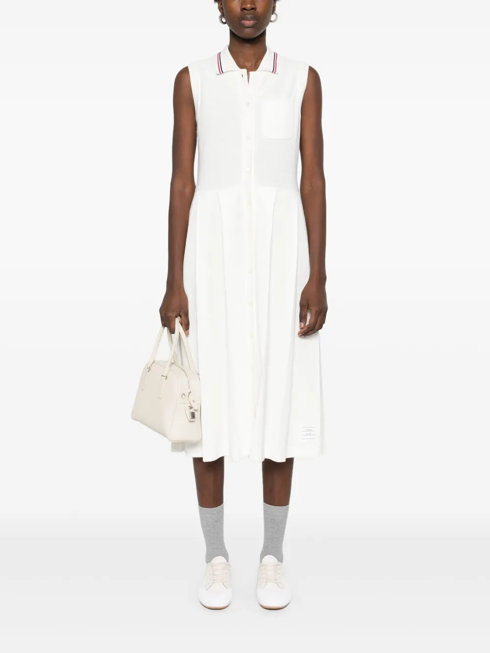 White dress, full body view