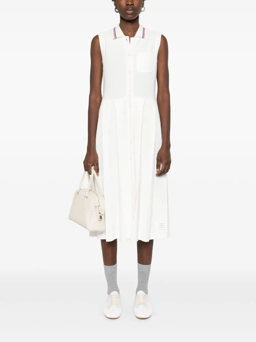 White dress, full body view