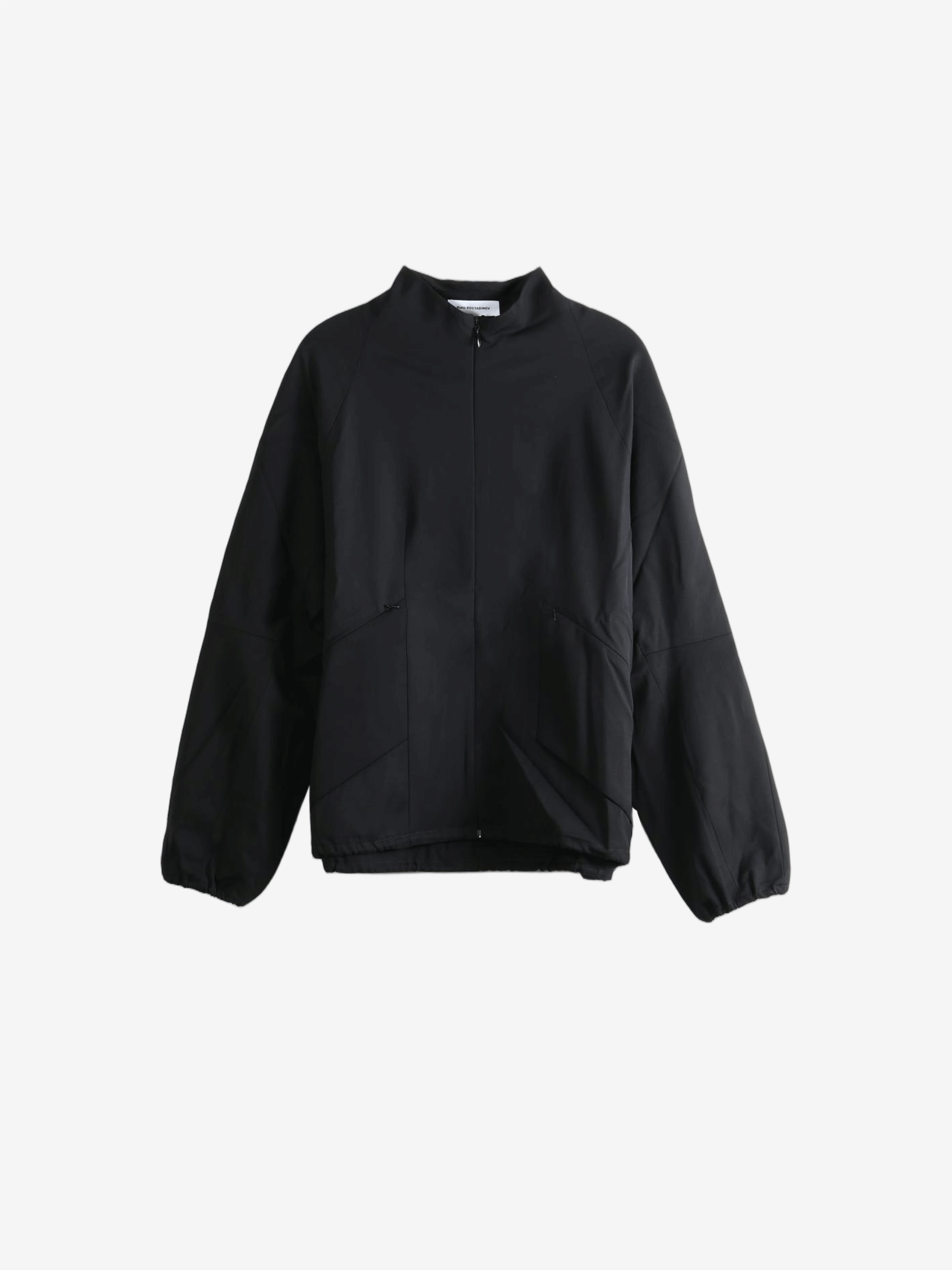 Black jacket, front view