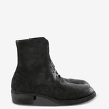 Black boot ,front view
