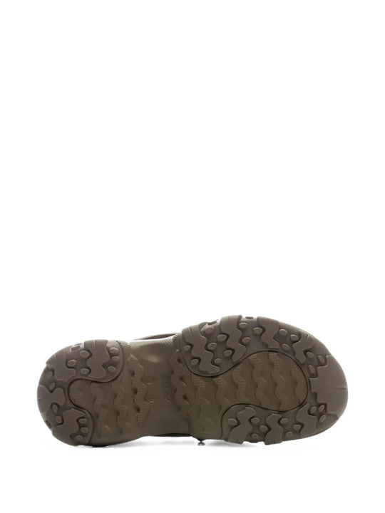 Close up of Tan shoes, showing detail