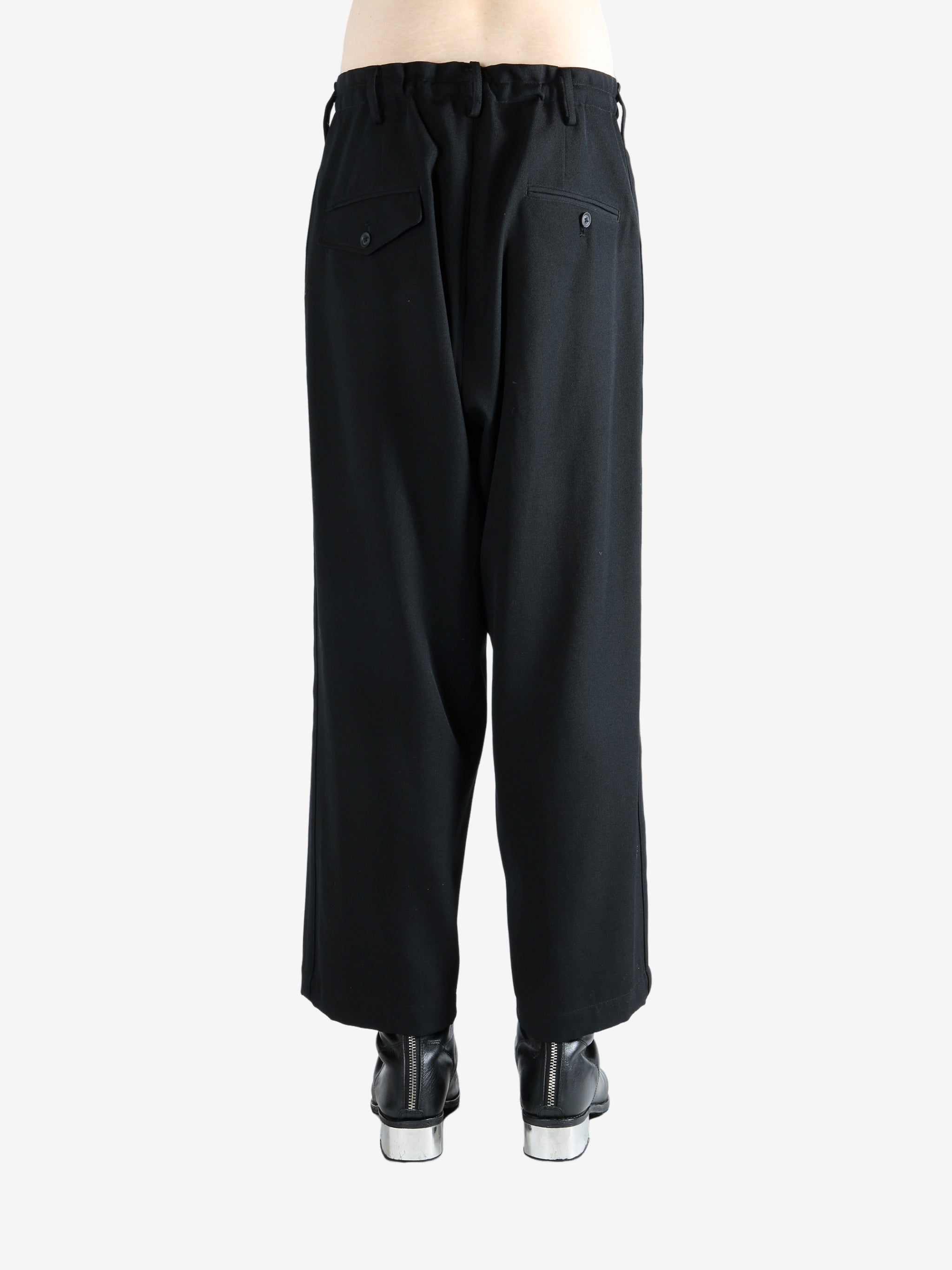 YOHJI YAMAMOTO POUR HOMME - Men Side Tape Tuck Pants – Atelier New