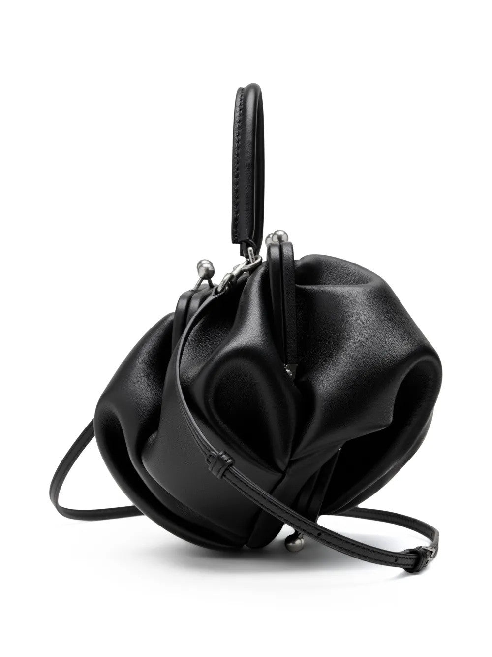 Black bag, back view