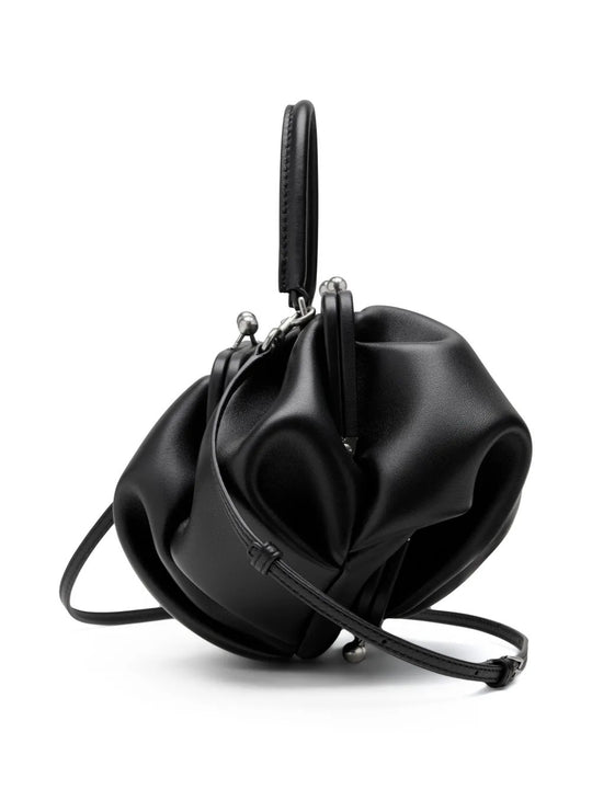 Black bag, back view