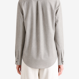 Grey shirt, full body view