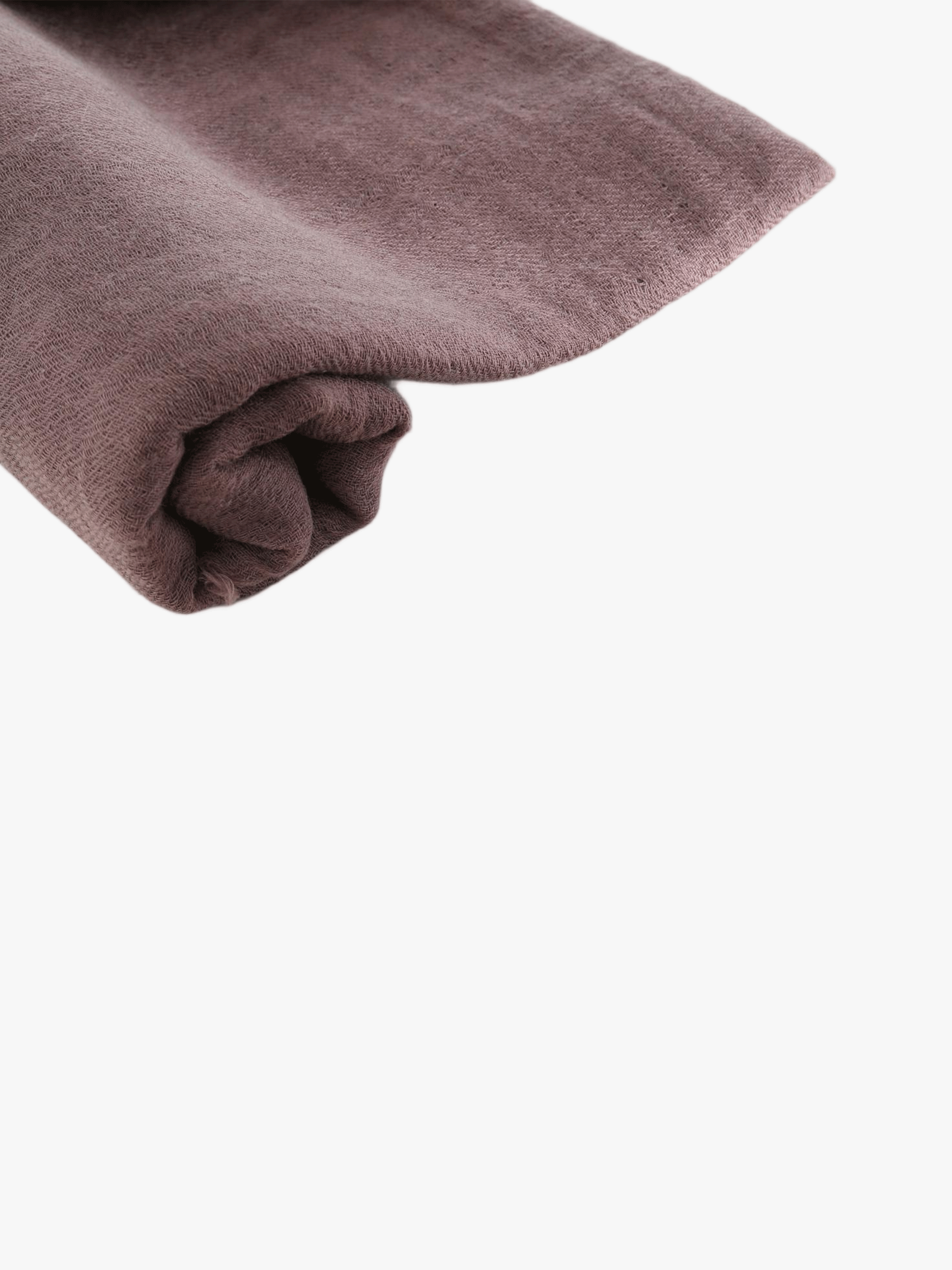 Close up of Purple scarf, showing detail