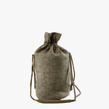 Tan bag, front view