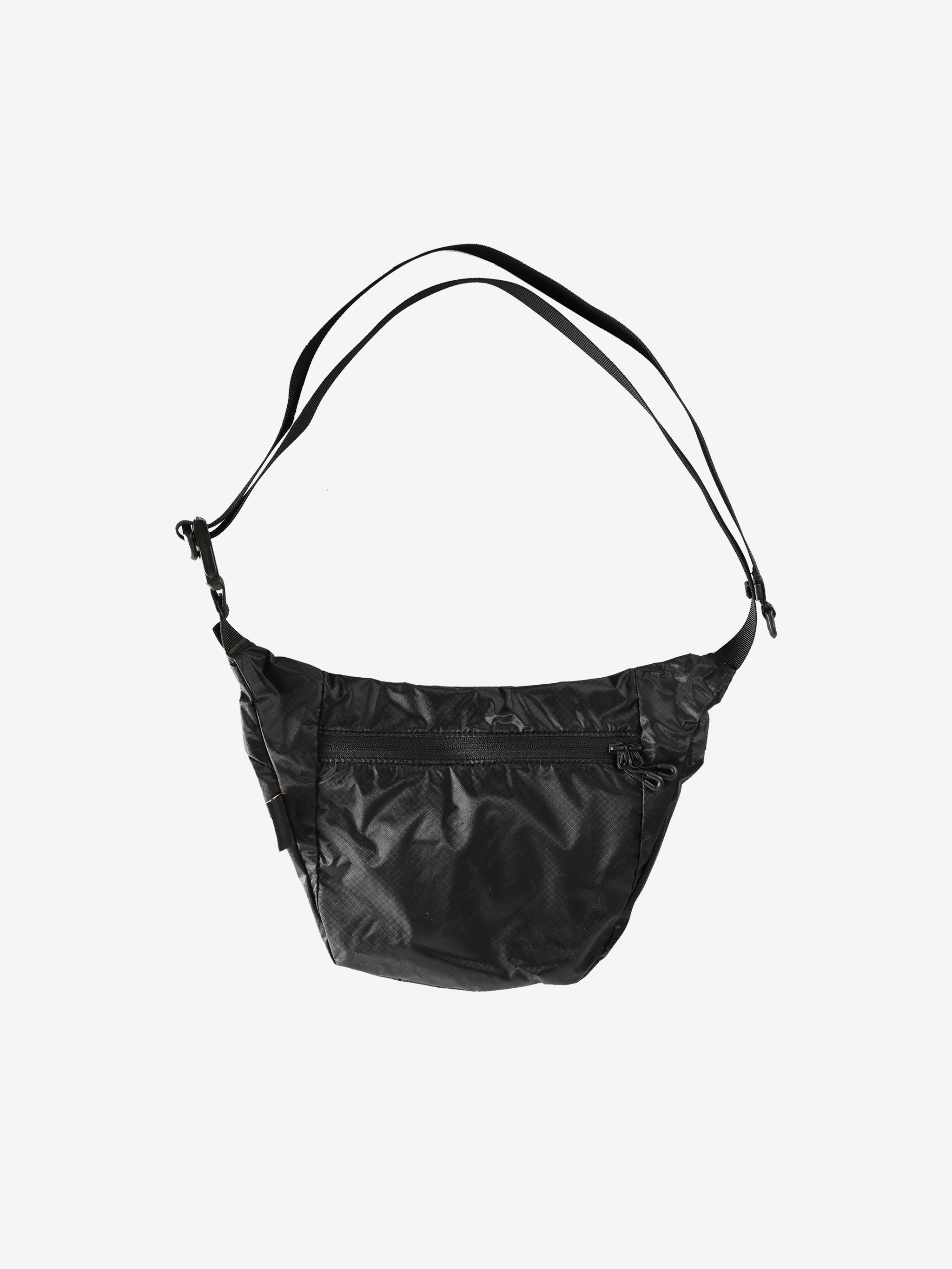 black bag, back view