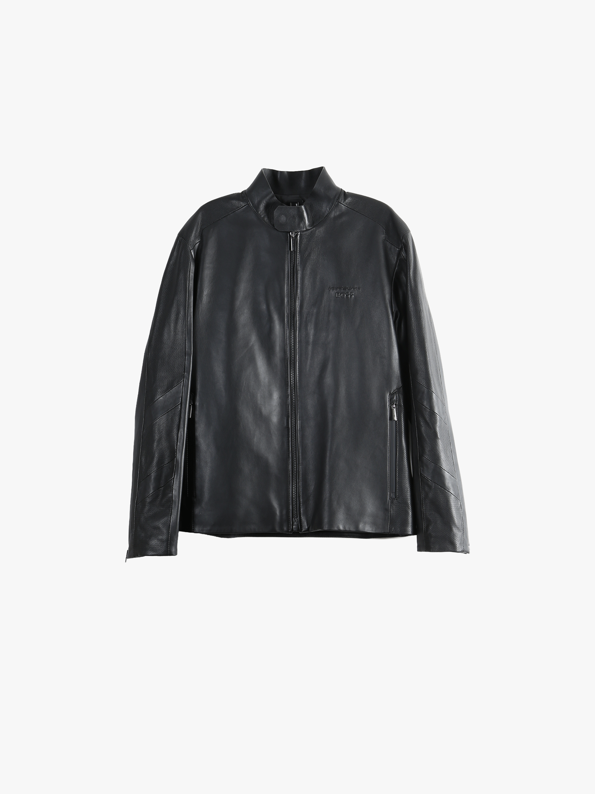 Black jacket, front view