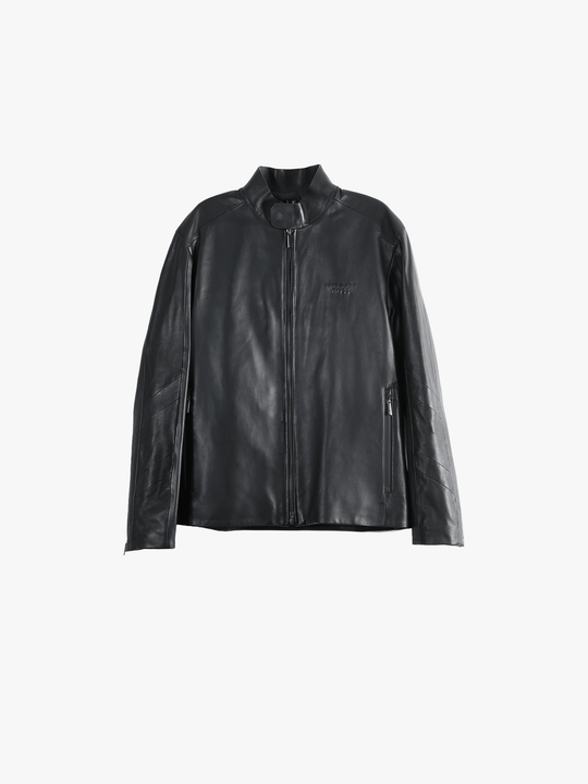 Black jacket, front view