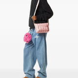 Pink bag, full body view