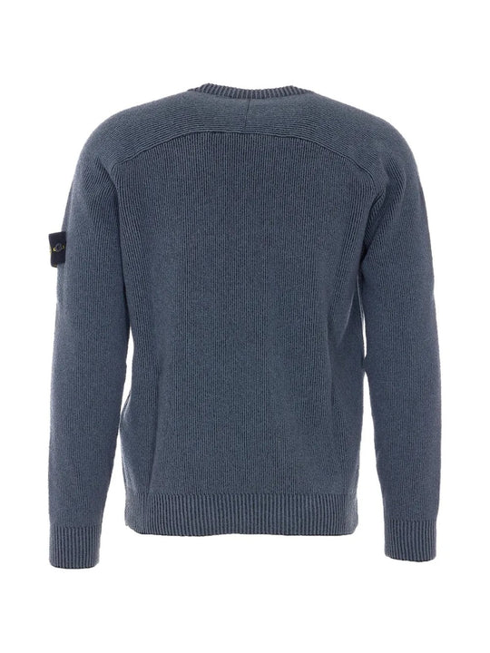 Grey sweashirt,  back view