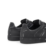 Black shoes, back view
