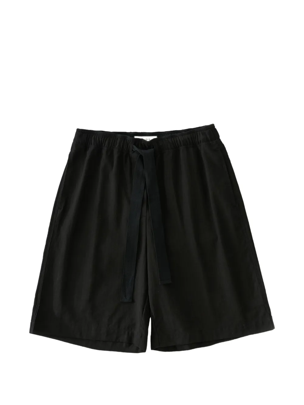 Black shorts, front view